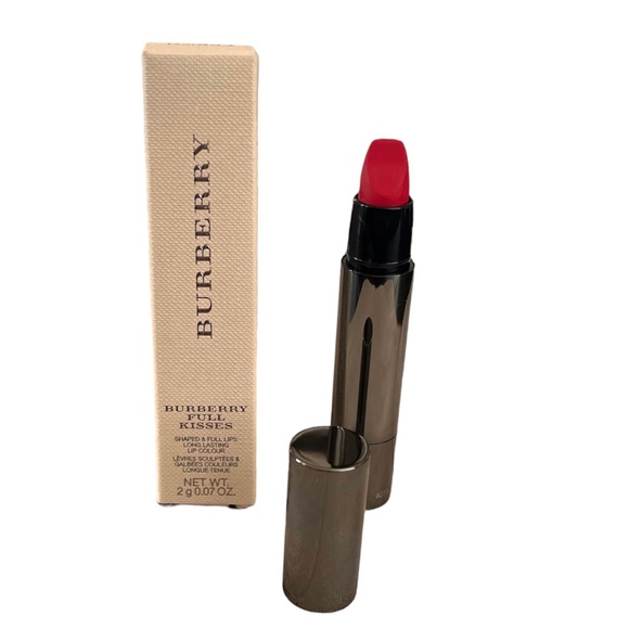 NEW Burberry Full Kisses Lipstick No.553 Military Red - Picture 3 of 8